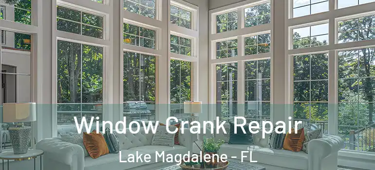  Window Crank Repair Lake Magdalene - FL