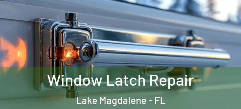  Window Latch Repair Lake Magdalene - FL