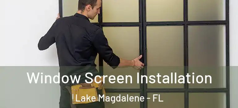  Window Screen Installation Lake Magdalene - FL